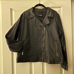 Liverpool Faux Leather Moto Jacket